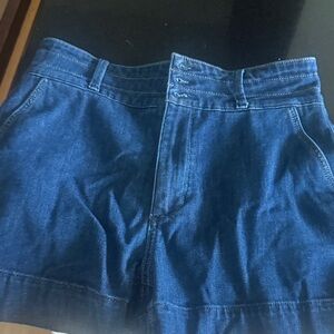 PAIGE Blue Jean Shorts